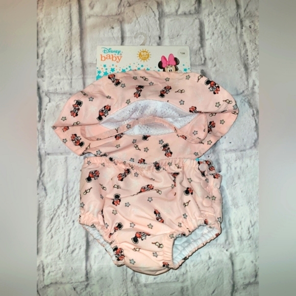Disney Baby Minnie Mouse Sun Hat and Swim Diaper 2-piece Set - Picture 2 of 3